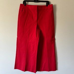 Red LOFT Wide Legged Pants